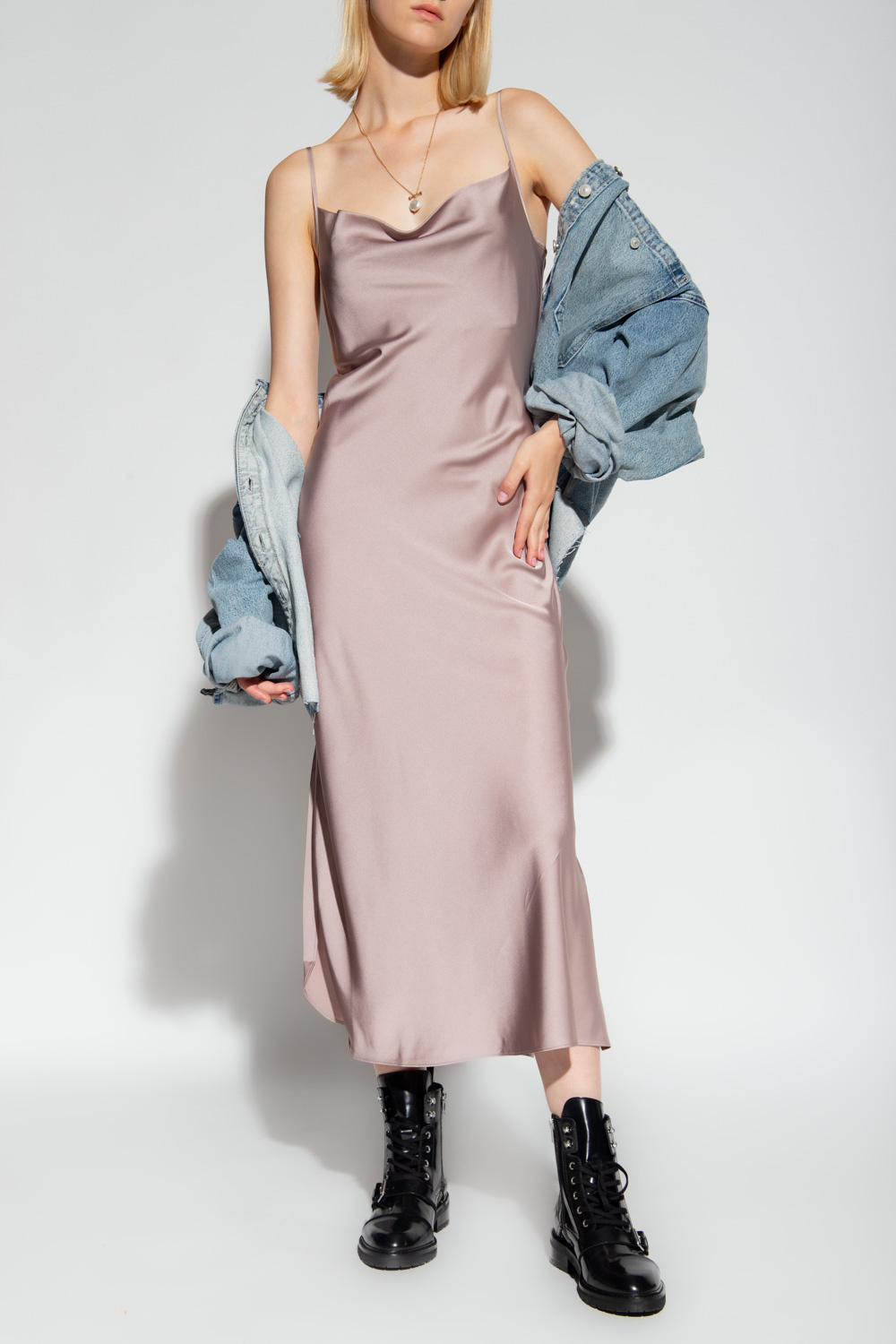 All saints pink dress best sale